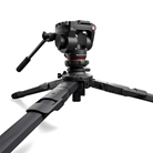 Kit trépied vidéo carbone MANFROTTO ONE rotule fluide 500X