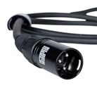 Cordon DMX 3 points mâle-femelle standard - Longueur 50cm - BLACKCABLE