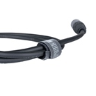 Cordon DMX 3 points mâle-femelle standard - Longueur 50cm - BLACKCABLE