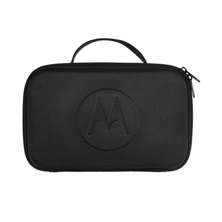 Housse de transport en cuir pour 2 radios T82 Motorola + accessoires