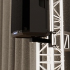 Support d'enceinte télescopique noir Contest Stage sur structure