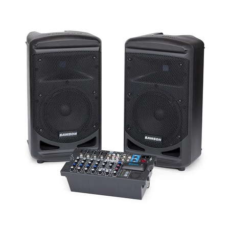 Samson Expedition XP800 - sono portable stéréo 800W + mixeur 8ch