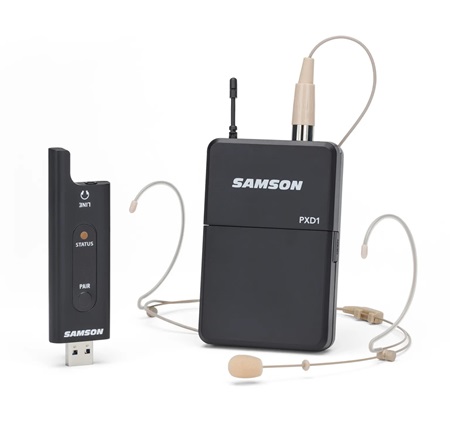 Samson XPD2 - pocket HF 2,4GHz + serre-tête beige + récepteur USB