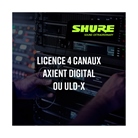 Shure ANX4-1CL - licence 4 canaux Axient Digital ou ULD-X