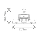 Kosnic ECHO III - high bay 100/120/150W led - 4000K - 90° - 24000 lm