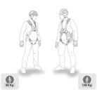 Longe double avec absorbeur d'énergie intégré et connecteurs MGO PETZL