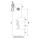 Longe double avec absorbeur d'énergie intégré et connecteurs MGO PETZL