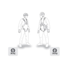 Longe double avec absorbeur d'énergie intégrés PETZL