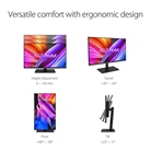 Moniteur professionnel Led IPS 31.5'' ASUS ProArt Display PA328QV