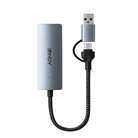 Adaptateur LINDY USB 3.2 type C mâle - Ethernet Multi-Gigabit RJ45