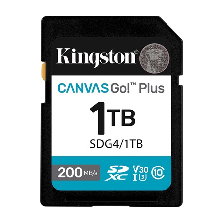Carte mémoire KINGSTON SD Plus Canvas Go! - 1To 