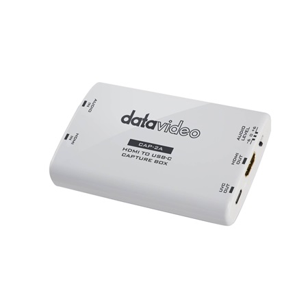 Boîtier d’acquisition vidéo HDMI 4K à USB type C DATAVIDEO CAP-2A