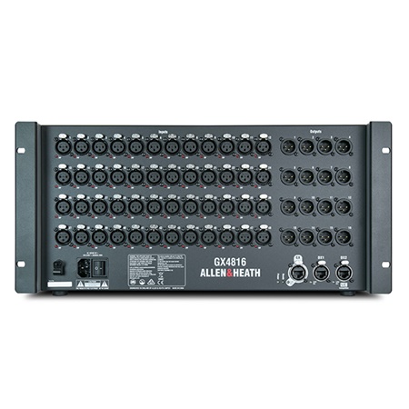 Rack de scène 4U 48 entrées 16 sorties 96kHz GX4816 Allen & Heath