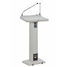 Lectern Pro silver Chiayo - pupitre de conférence batterie + sono 250W