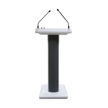 Lectern Pro silver Chiayo - pupitre de conférence batterie + sono 250W