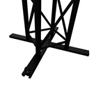 MXS-1000B Vertitruss - embase structure mobile et universelle - NOIR