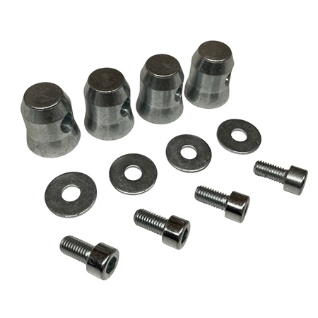 Kit de 4 demi-manchons + goupilles + beta pour MXS-1000 Vertitruss