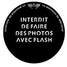 Gobo Flash interdit (texte) Tailles A/B - BE1ST PRO