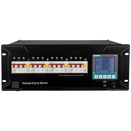 Powercore Showgear 63.4C - distributeur 63A vers 4 CEE 32A 5p
