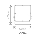 Kosnic Havasu front de mer 150W - projecteur led haute résistance IP66
