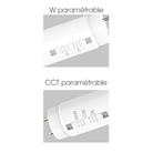 Tube led T8 G13 12W-22W 150cm CCT 3000K/4000K/6500K Kosnic