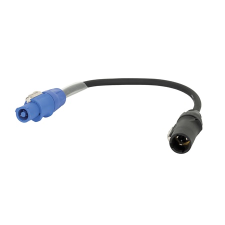 Adaptateur DAP 25cm Powercon bleu in vers TRUE1 out