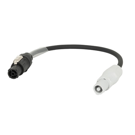 Adaptateur DAP 25cm Powercon blanc out vers TRUE1 in