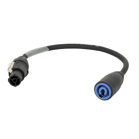 Adaptateur DAP 25cm TRUE1 in vers Powercon bleu femelle