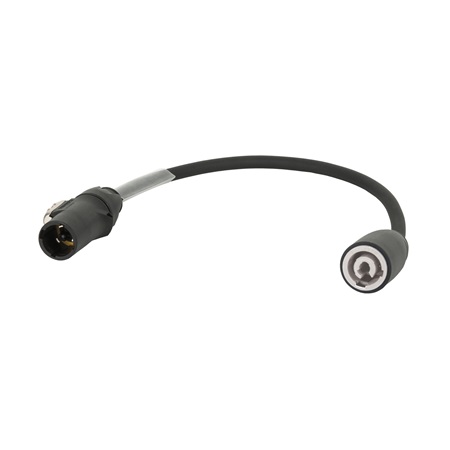 Adaptateur DAP 25cm TRUE1 out vers Powercon blanc femelle