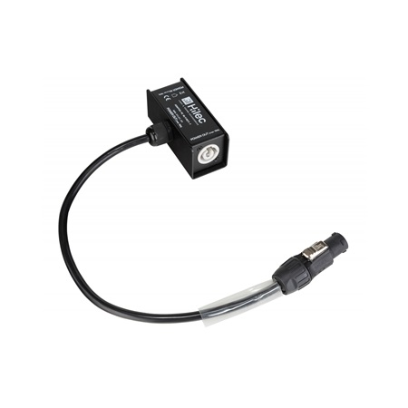 Adaptateur Hilec TRUE1 in vers boitier in/out Powercon (bleu/blanc)