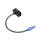 Adaptateur Hilec Powercon bleu vers boitier in/out TRUE1 (M/F)