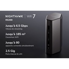 Routeur Nighthawk WiFi 7 Dual Band 6,5Gbit/s NETGEAR RS200