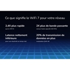 Routeur Nighthawk WiFi 7 Tri Band 12Gbit/s NETGEAR RS500