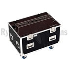 Flight-case Rythmes et Sons pour 2 supports écran ASD SP LCD