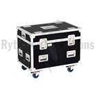 Flight-case Rythmes et Sons pour 2 supports écran ASD SP LCD