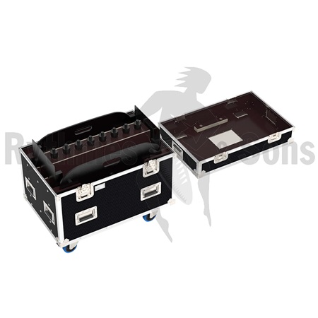 Flight-case Rythmes et Sons pour 2 supports écran ASD SP LCD