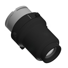 Nez optique Cadreur fixe 55° pour projecteur Lynx 13W Noir