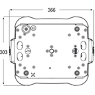 Projecteur asservi Led blanche 6000K 100W INFINITY iS-100 Spot