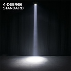 Mini projecteur LED 15W RGBW angle 4° + lentilles SABER SPOT ADJ