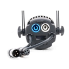 Mini projecteur LED 15W RGBW angle 4° + lentilles SABER SPOT ADJ