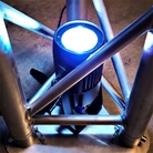 Mini projecteur LED 15W RGBW angle 4° + lentilles SABER SPOT ADJ