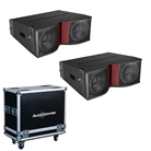 Audiocenter K-2LA28-DSP-F Bundle 2 Line Array DSP + Flightcase