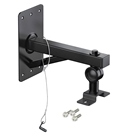 Support mural/plafond pour enceinte K&M 19440 orientable à 360°