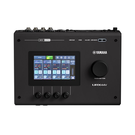 Yamaha URX44V interface audio vidéo USB-C noire