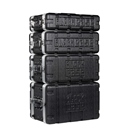 Rack ABS court BLACKCASE Shallow Rack Case 19'' 2U