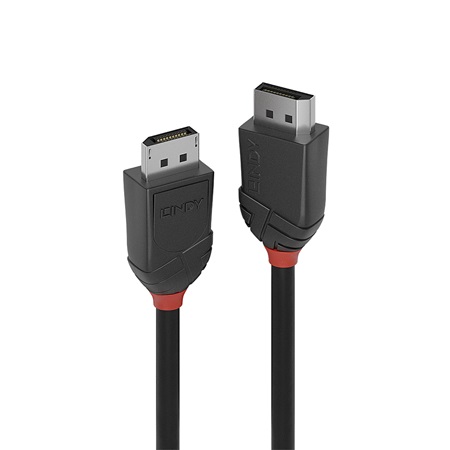 Lindy 36491 Câble DisplayPort 1.2, Black Line, 1m