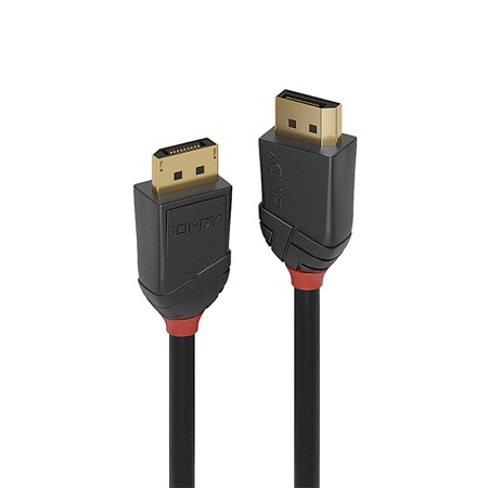 Lindy 36516 Cable DisplayPort 2.1 54G de 1m, Black Line
