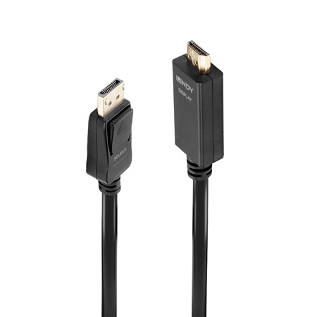 Lindy 36921 Câble adaptateur DisplayPort vers HDMI 4K30Hz de 1m