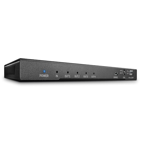 Lindy 38231 Splitter HDMI 18G avec Audio & Downscaling, 4 Ports