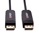 Lindy 38520 Câble DisplayPort 2.0 UHBR10 Hybride Fibre Optique 10m